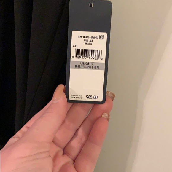 Rachel Roy Black Surplice Top - Picture 3 of 3